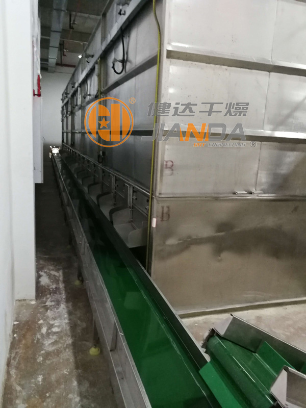 澳洲堅果幹燥生產線-出料