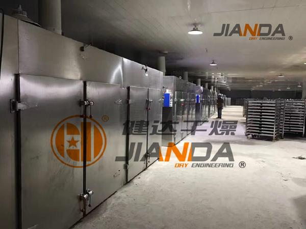 贛州科明高科技有限公司數十台烘（hōng）箱一角