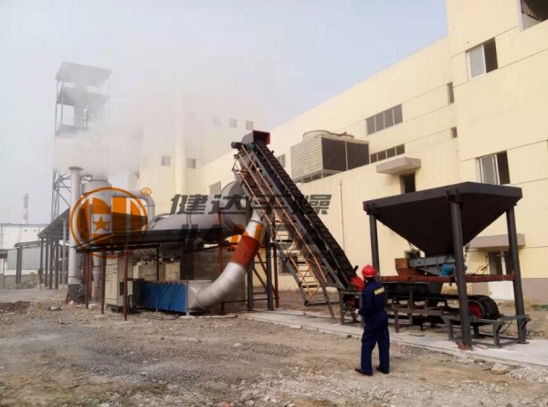 HZG型直接加熱式回轉滾筒幹燥機