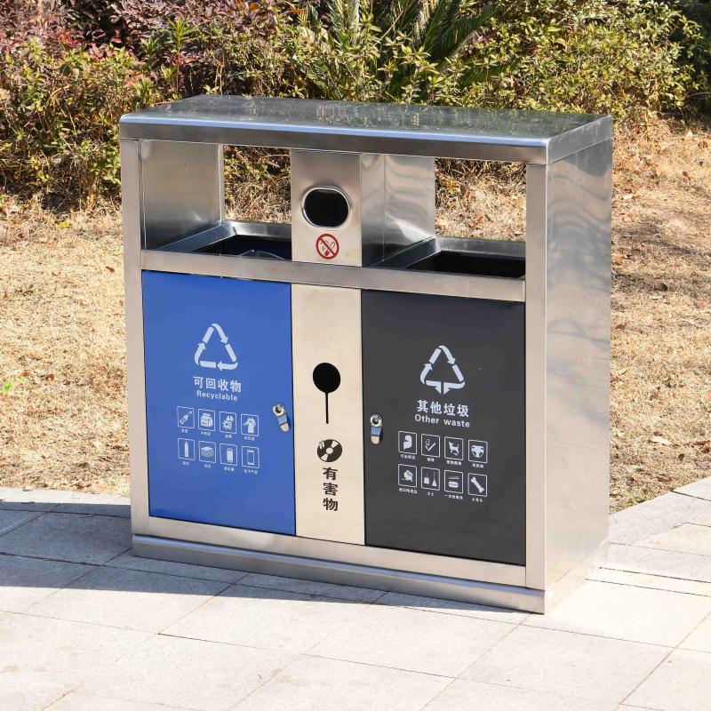 不鏽（xiù）鋼垃圾桶ZX-4402