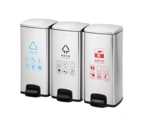 不鏽鋼垃圾（jī）桶ZX-4605