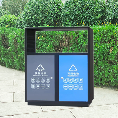 鍍鋅板垃（lā）圾桶22-7-18-2