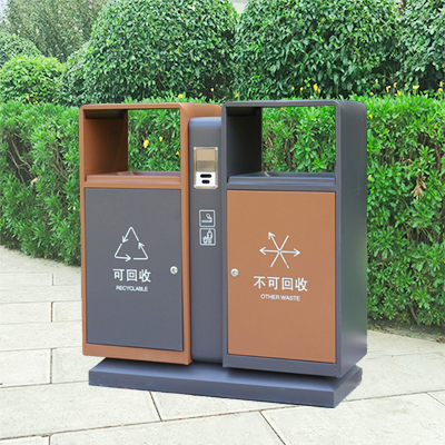 環（huán）保綠色分類（lèi）戶外垃圾桶（tǒng）產品性能