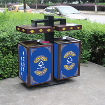 仿古中國（guó）風垃圾桶FG-1020