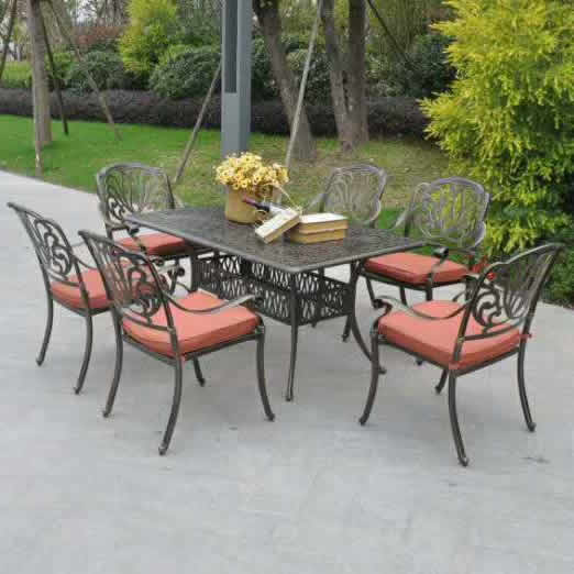 戶外休閑桌椅(鑄鋁)ZL-1001