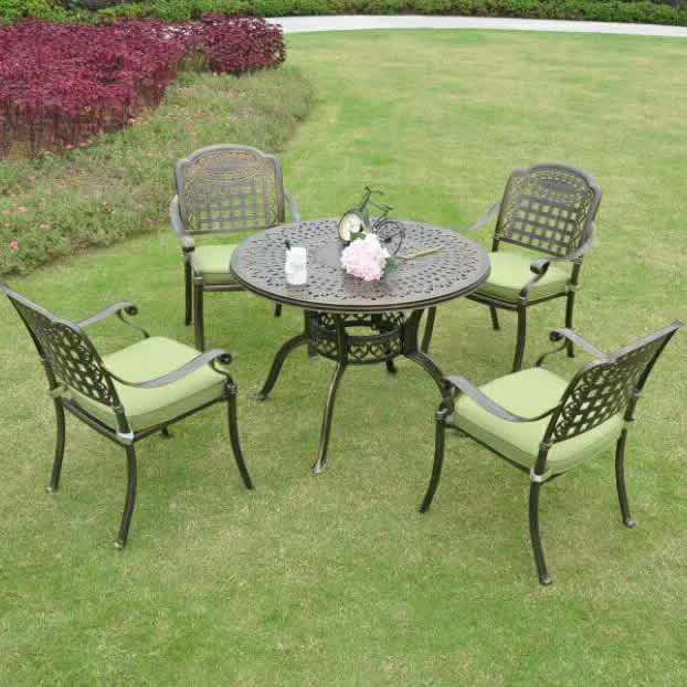 戶外休閑桌椅(鑄鋁)ZL-1002